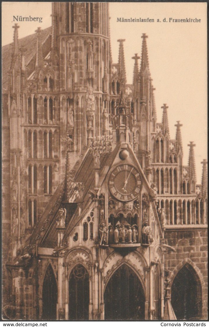Männleinlaufen An Der Frauenkirche, Nürnberg, Bayern, C.1910s - Hermann Martin AK - Nuernberg