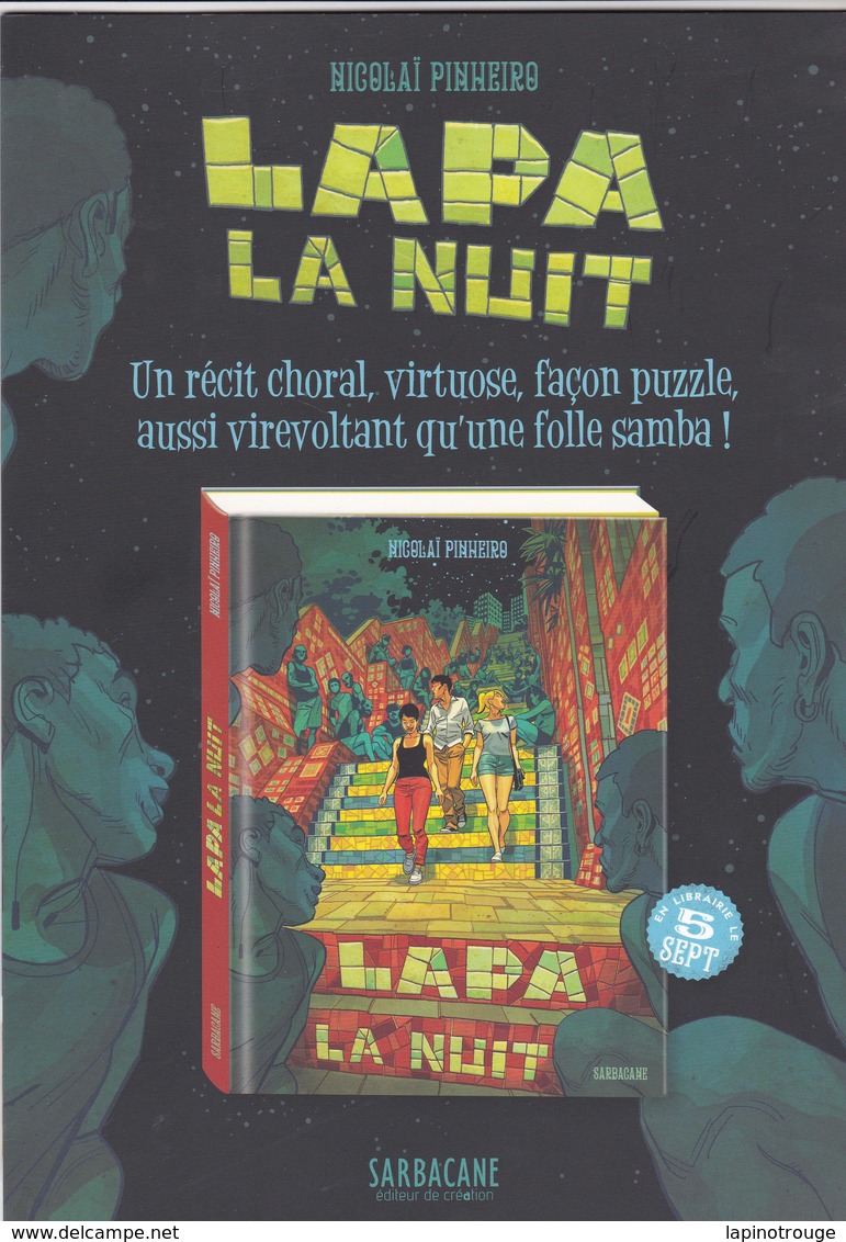 Dossier De Presse PINHEIRO Nicolaï Pour Lapa La Nuit Sarbacane 2018 - Press Books