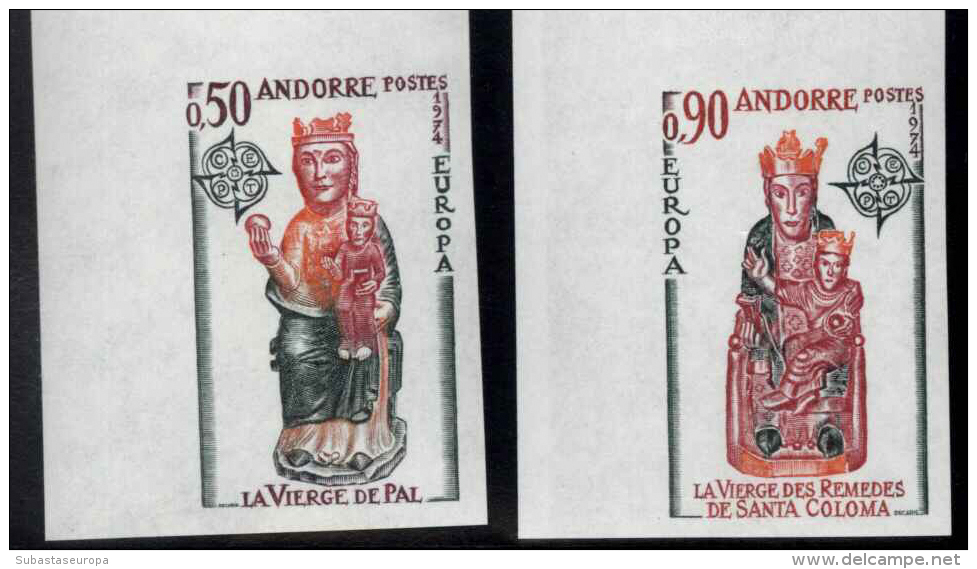 Andorra Francesa. ** Europa '74 Sin Dentar. Raros. - Used Stamps