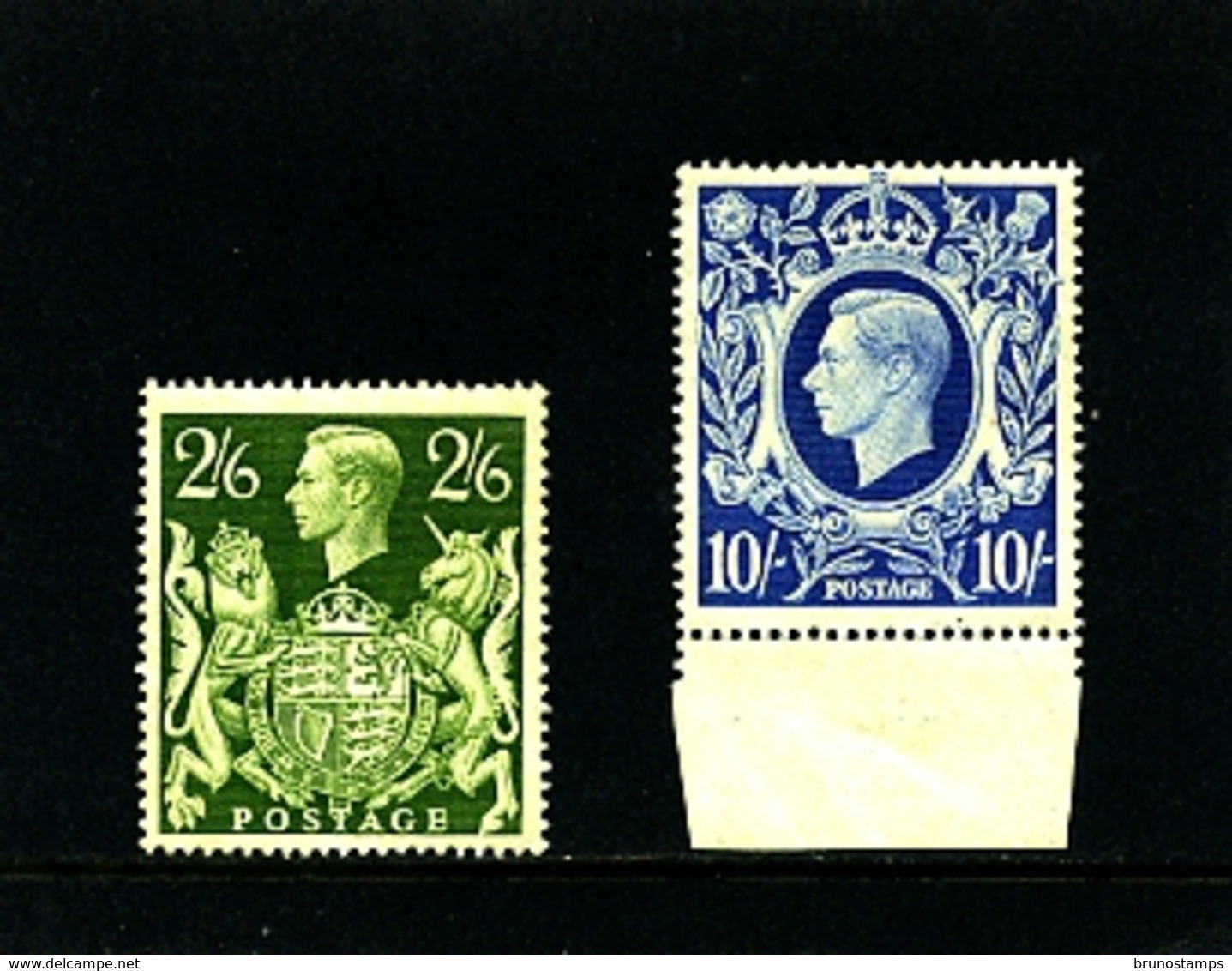 GREAT BRITAIN - 1942  KGVI  HIGH  VALUES  SET  MINT  NH - Neufs