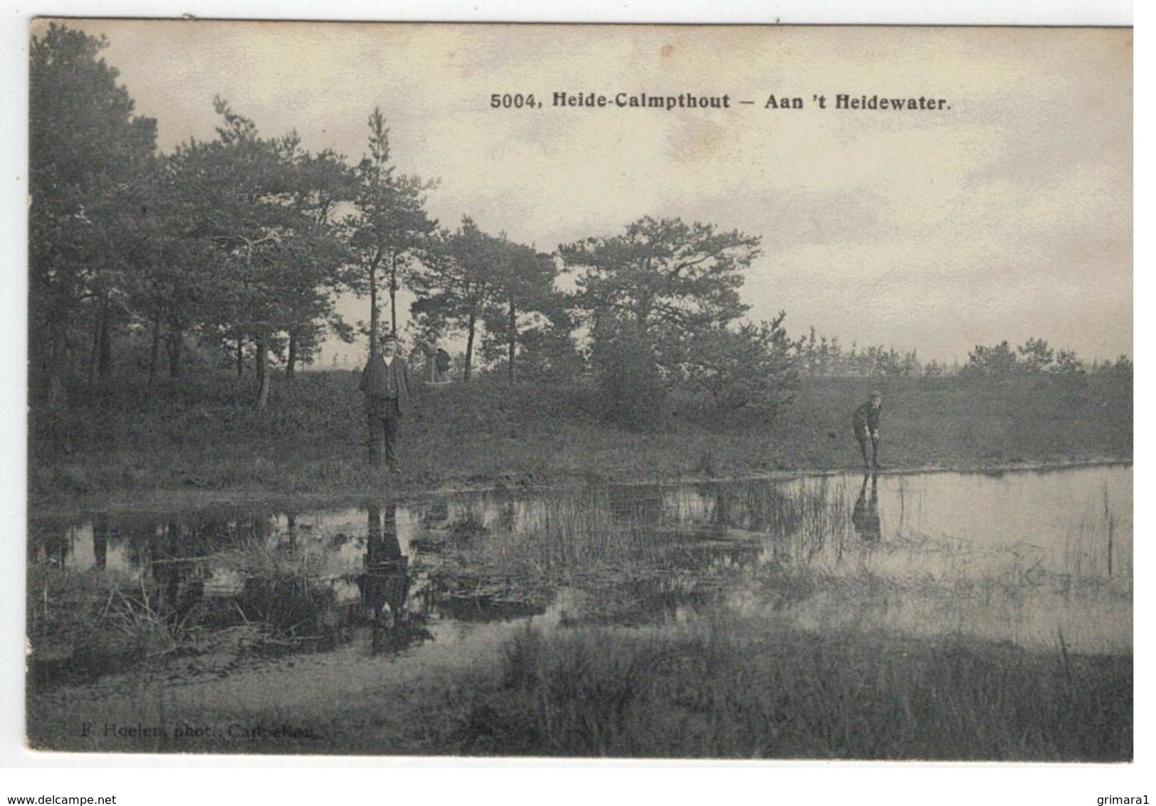 5004, Heide-Calmpthout - Aan 't Heidewater.1911 - Kalmthout