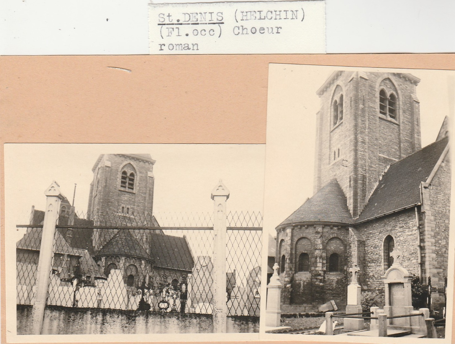 Helchin - Helkijn , 2  Foto , Photo , De Kerk , L'église St Denis - Spiere-Helkijn