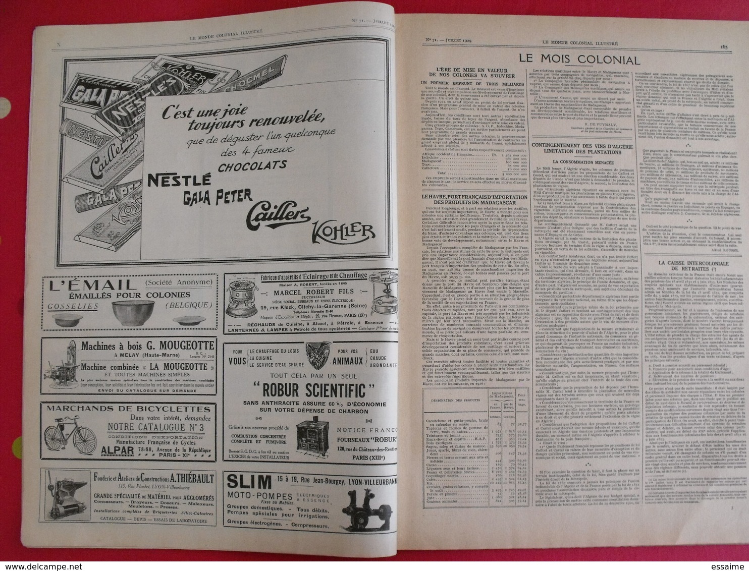 le monde colonial illustré n° 71 de 1929. heard mers australes saint-paul kerguelen madagascar réunion comores indochine