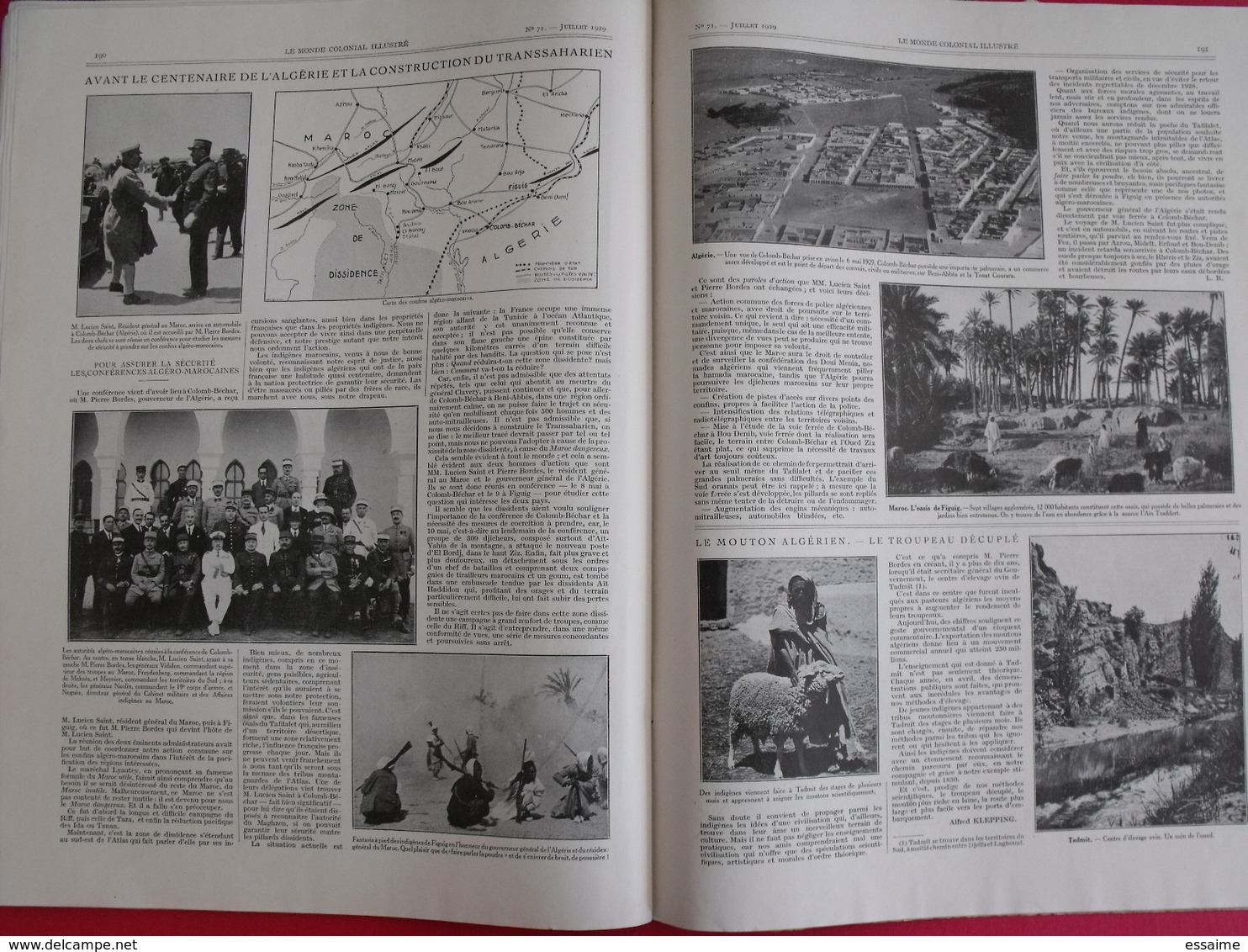 le monde colonial illustré n° 71 de 1929. heard mers australes saint-paul kerguelen madagascar réunion comores indochine