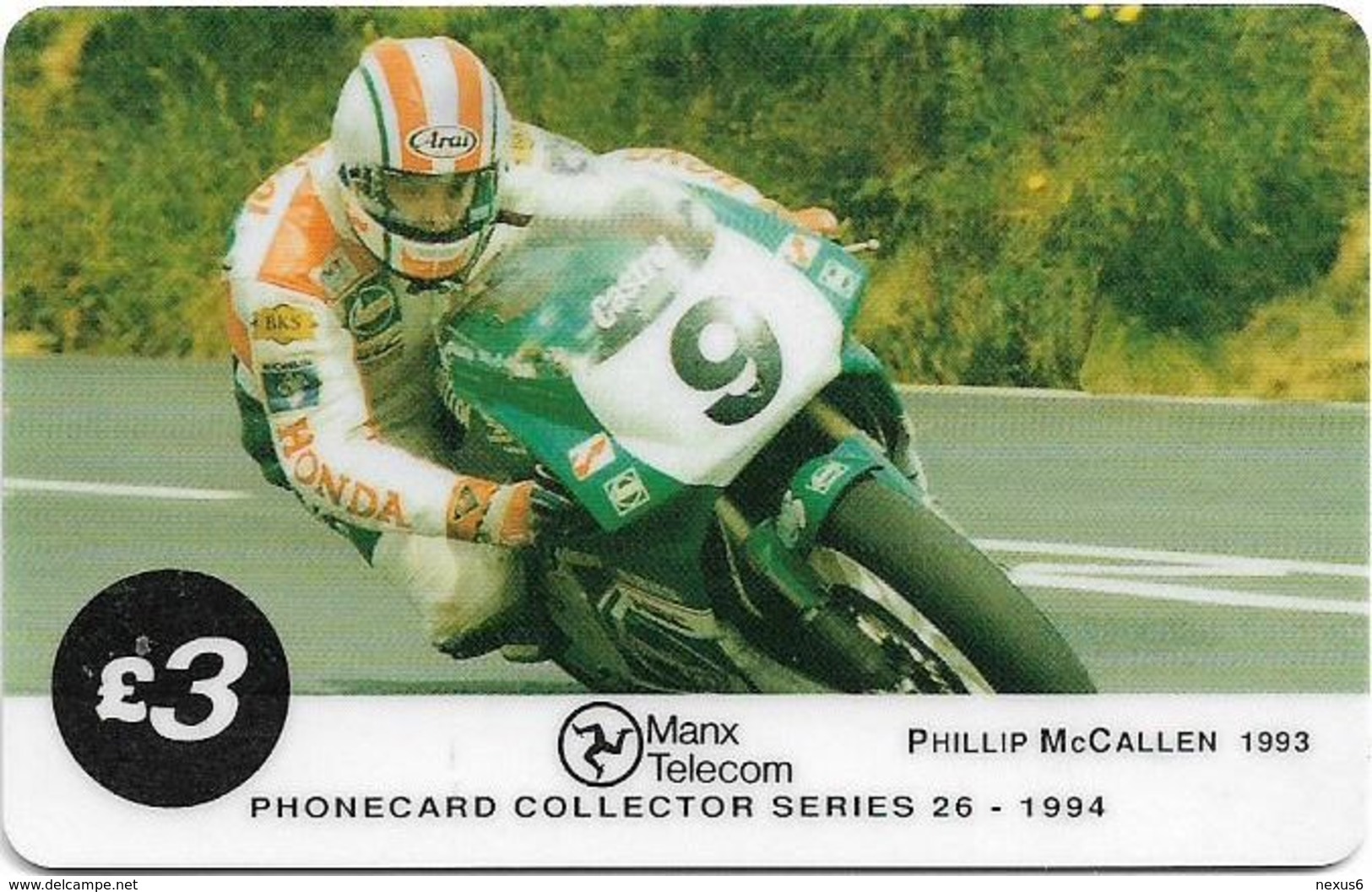 Isle Of Man - Chip - TT Racers 94 - Philip McCallen, 3£Mp, 1994, 5.145ex, Used - Isle Of Man