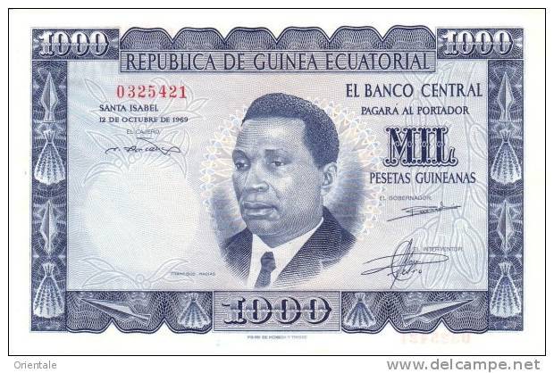 EQUATORIAL GUINEA P.  3 1000 P 1969 UNC - Guinea Equatoriale