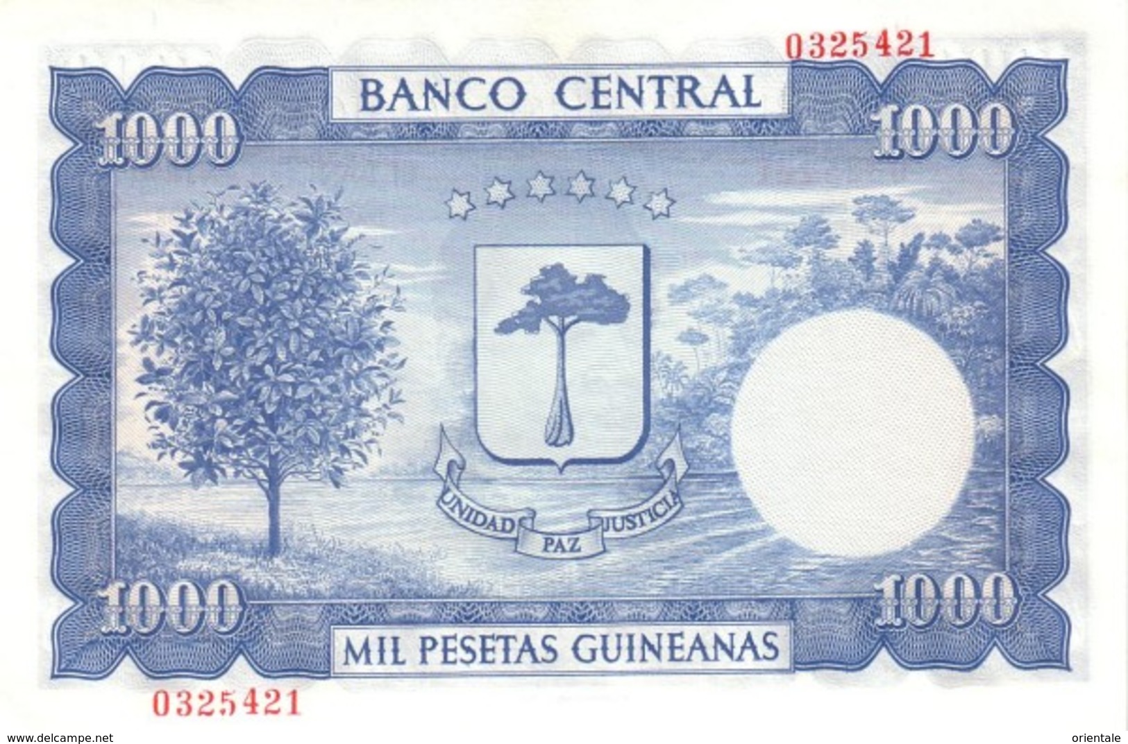 EQUATORIAL GUINEA P.  3 1000 P 1969 UNC - Guinea Equatoriale