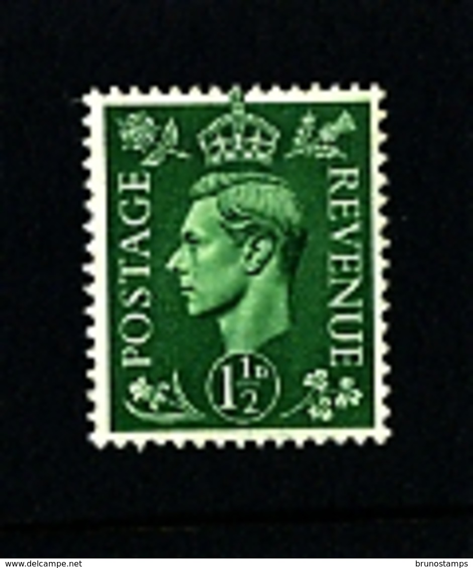 GREAT BRITAIN - 1951  KGVI   1 1/2d  COLOURS CHANGED  MINT NH - Nuovi