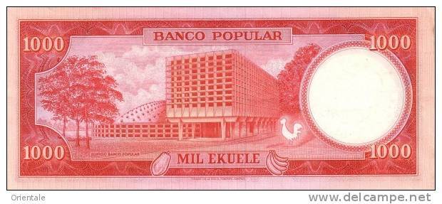 EQUATORIAL GUINEA P. 13 1000 E 1975 UNC - Guinea Equatoriale