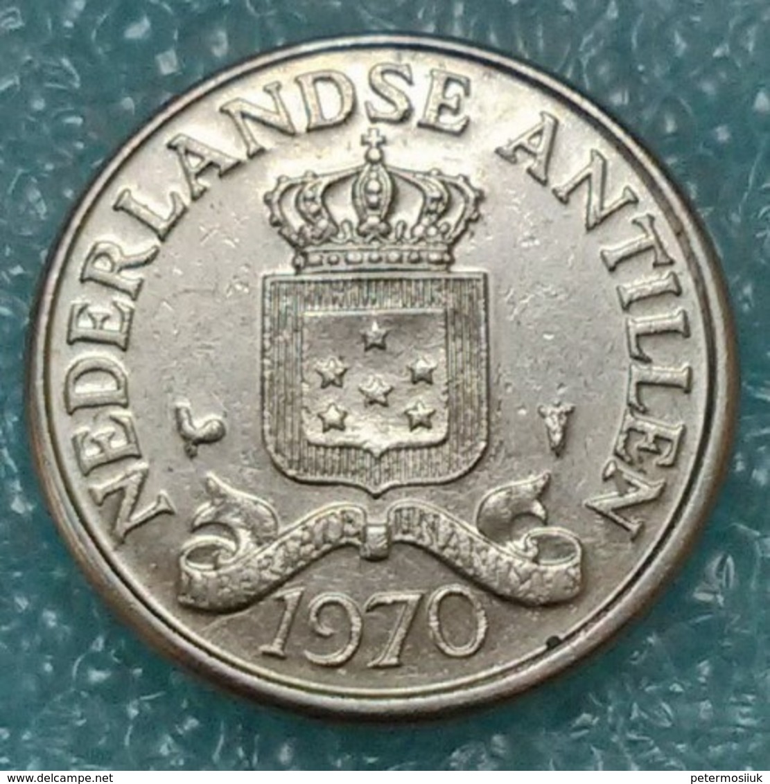 Netherlands Antilles 25 Cents, 1970 -1017 - Niederländische Antillen