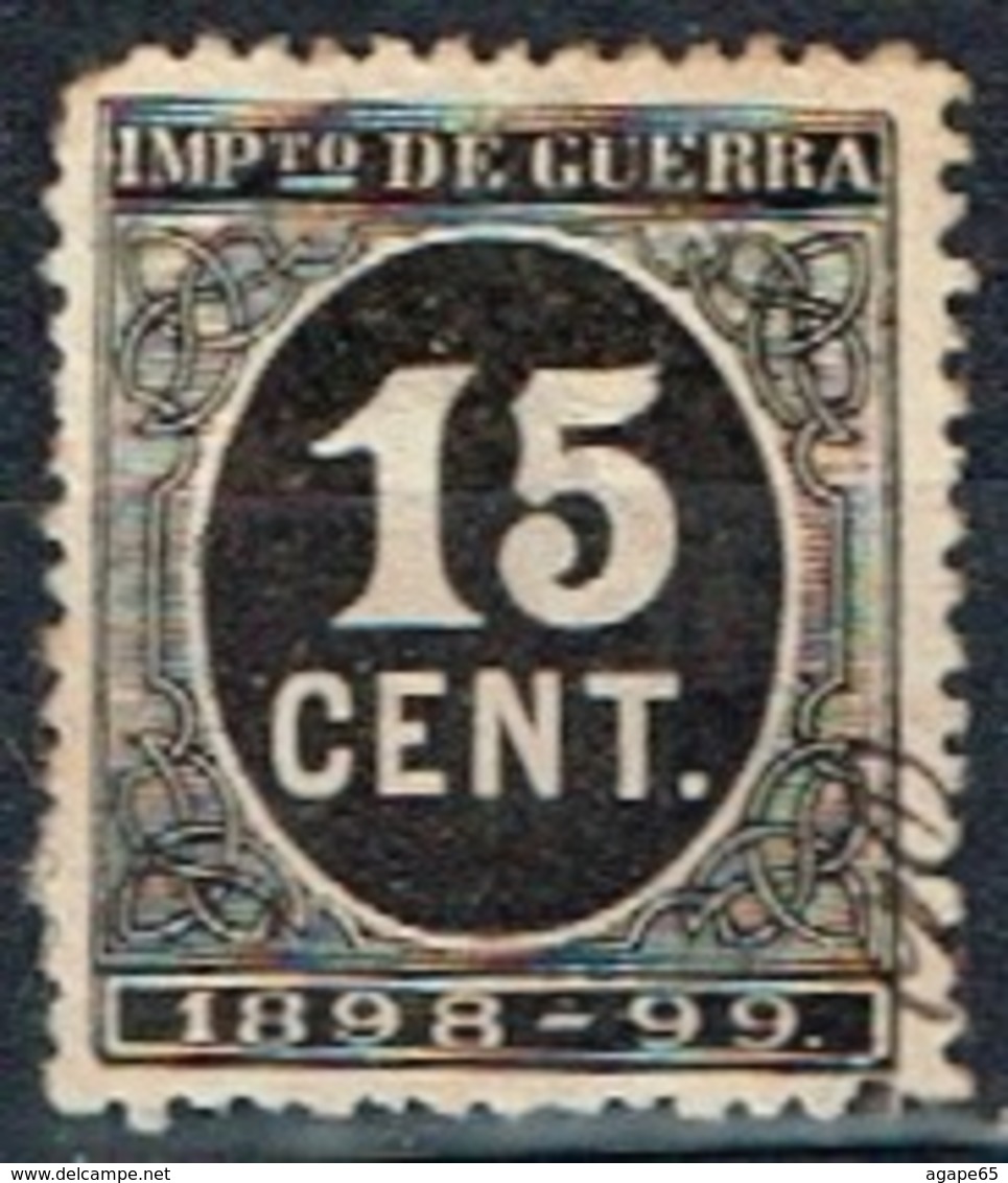 Impuesto De Guerra 1898-99, 15 Cts - Impuestos De Guerra