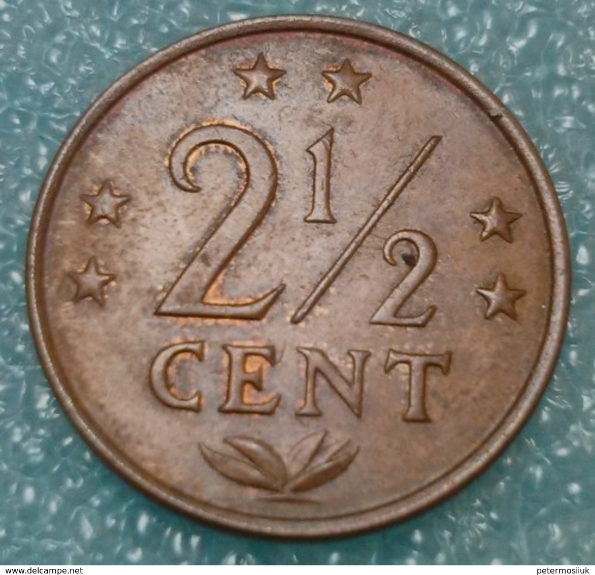 Netherlands Antilles 2½ Cents, 1974 -0413 - Niederländische Antillen