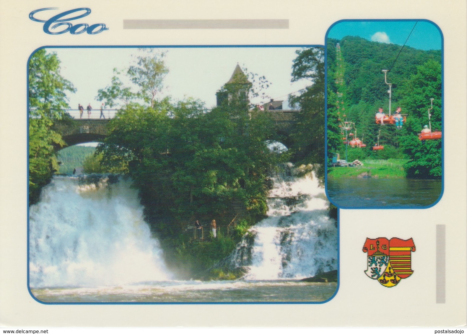 (BE870) COO . LES CASCADES. WATERFALLS. TELESIEGE - Amblève - Amel