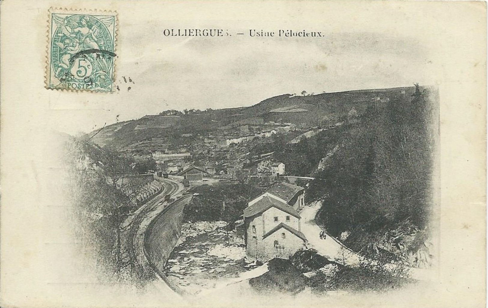 REF647-2018  OLLIERGUE USINE PELOCIEUX - Olliergues