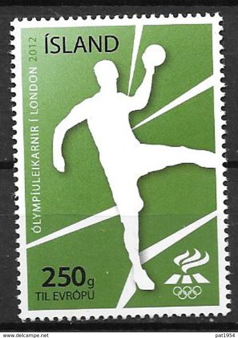 Islande 2012, N°1287 Neuf Jeux Olympiques De Londres, Handball - Unused Stamps