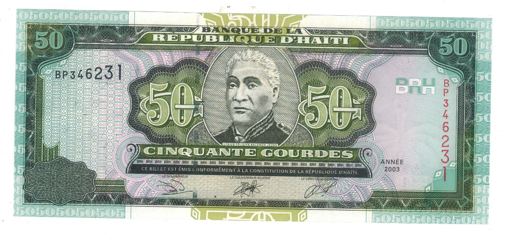 Haiti 50 Gourdes 2003, UNC. - Haiti