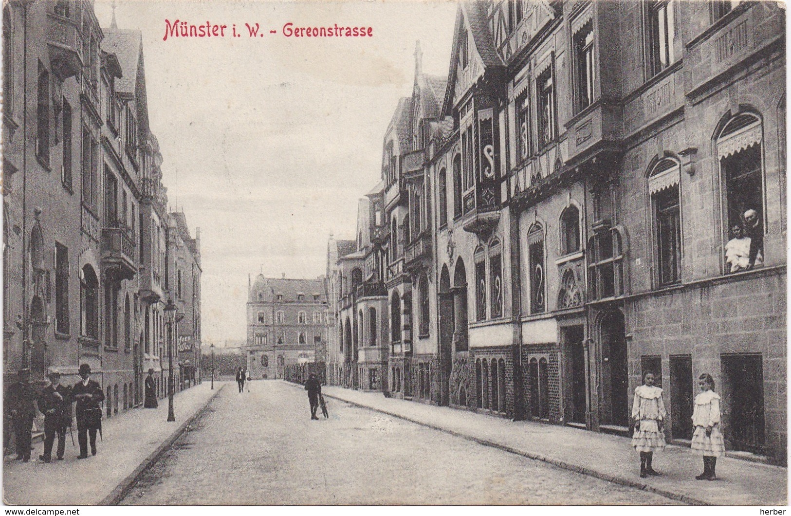 Münster I. W. - 1907 - Gereonstrasse - Münster