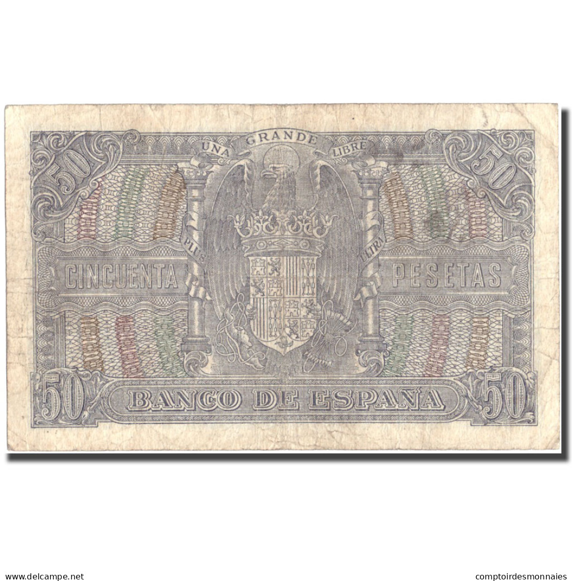 Billet, Espagne, 50 Pesetas, 1940, 1940-01-09, KM:117a, TB+ - 50 Peseten