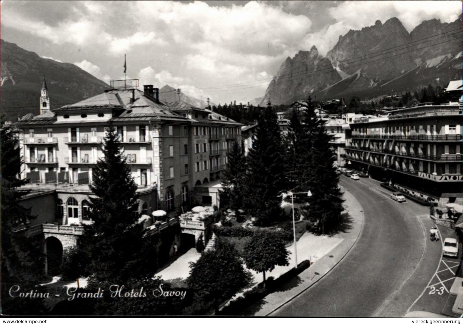 ! Moderne Ansichtskarte Cortina Hotel Savoy - Belluno