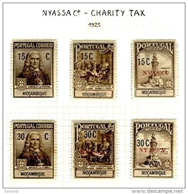 NYASSA C&ordm;, Postal Tax, PB 1/6, * MLH, F/VF, Cat. &euro;105 - Neufs