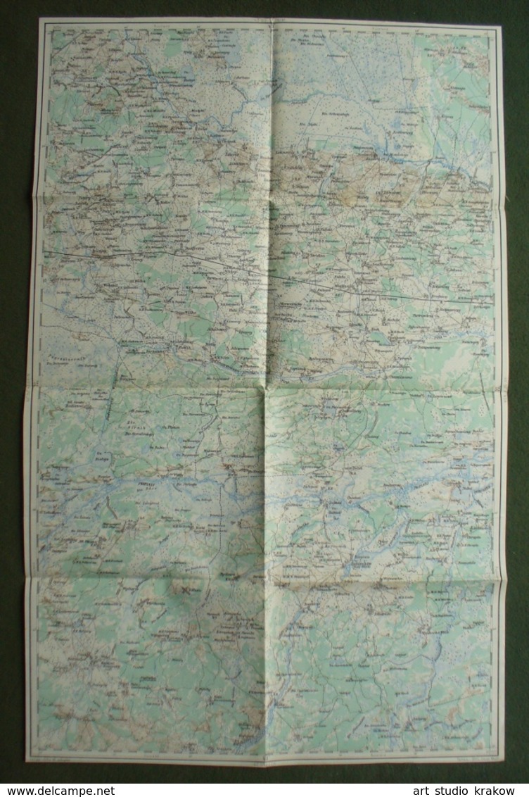 Ca. 1930 - Belarus + Ukraine - Drohiczyn, Janow, Kamien Koszyrski Etc. , Map 43 52 - Cartes Topographiques