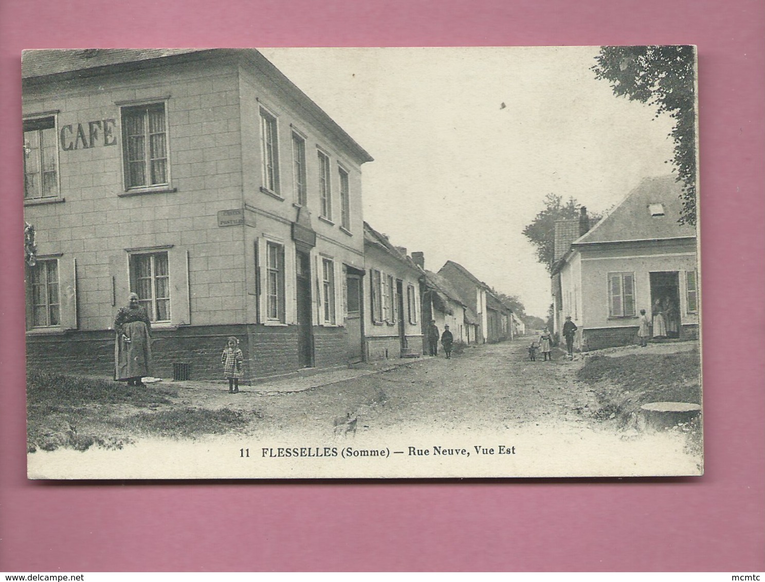 CPA - Flesselles -(Somme) - Rue Neuve , Vue Est - Autres & Non Classés