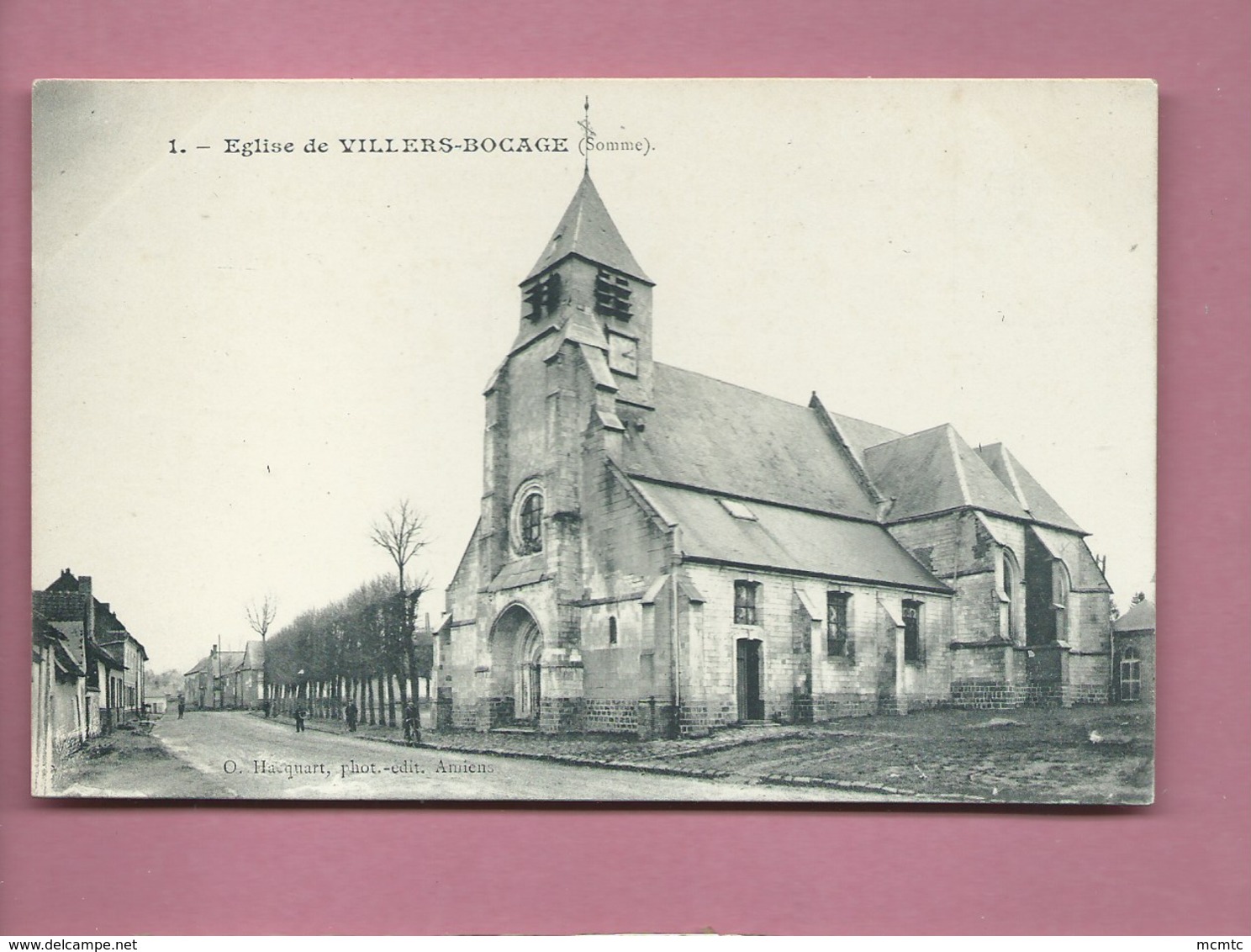 CPA - Eglise De Villers Bocage -(Somme) - Autres & Non Classés