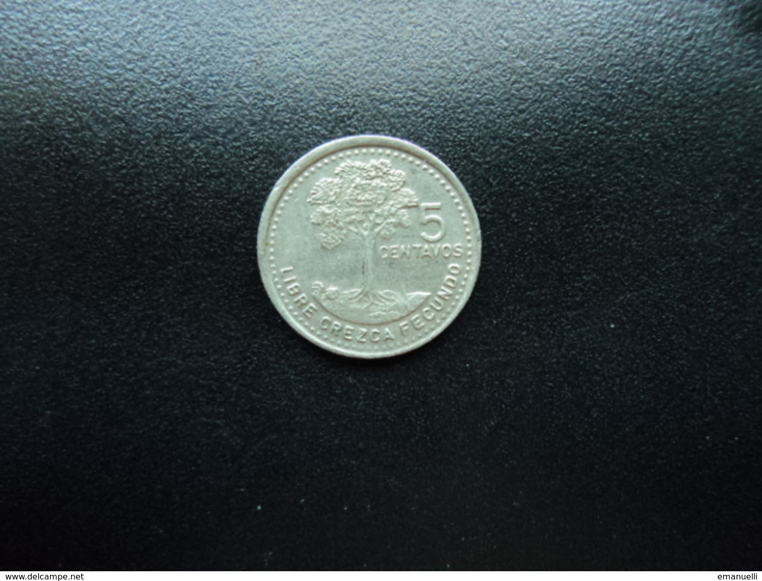 GUATEMALA : 5 CENTAVOS  1996   KM 276.4     TTB+ - Guatemala