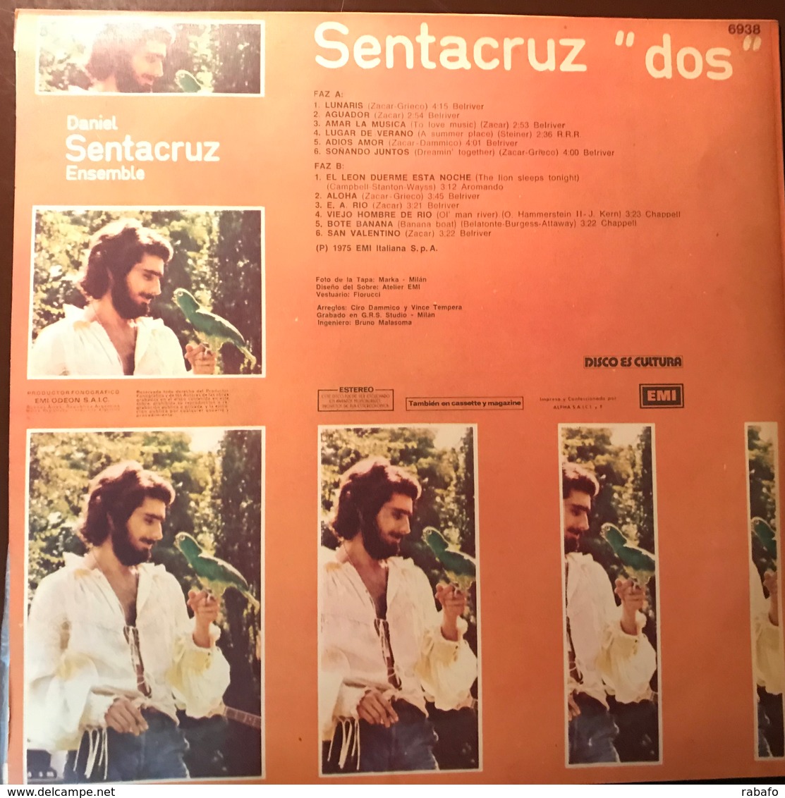 LP Argentino De Daniel Sentacruz Ensemble Año 1975 - Autres - Musique Italienne