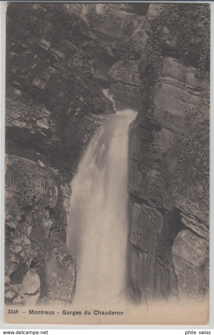 Montreux - Gorges Du Chauderon - Phototypie - Montreux