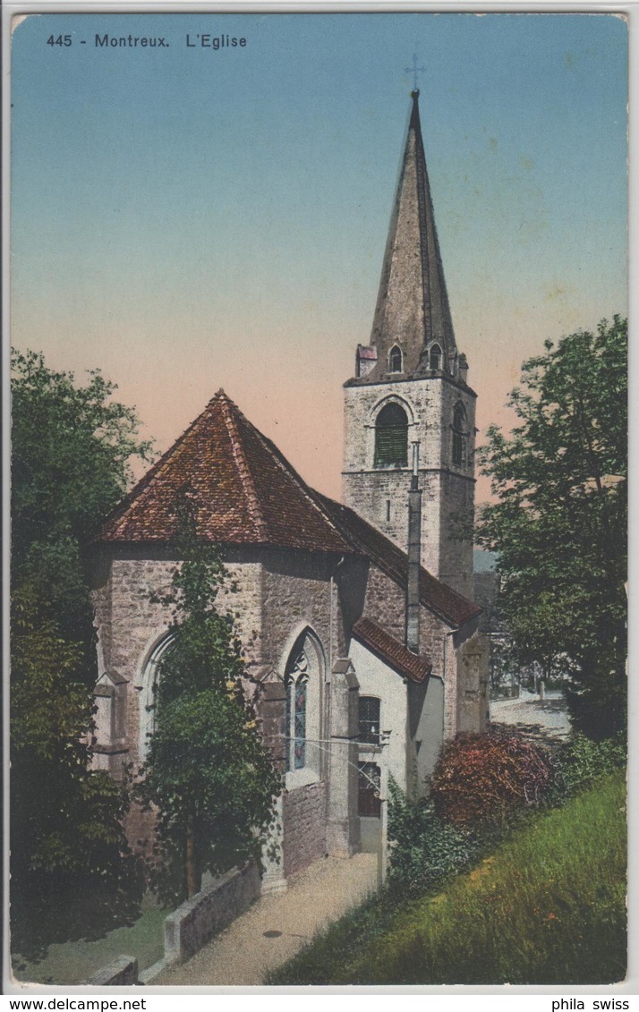 Montreux - L'Eglise - Photo: Societe Graphique - Montreux