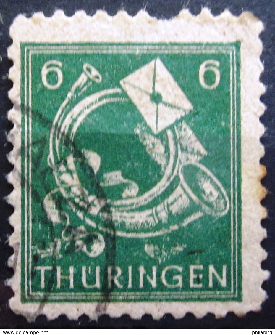 ALLEMAGNE    Zone Soviétique Thuringe            N° 4            OBLITERE - Autres & Non Classés