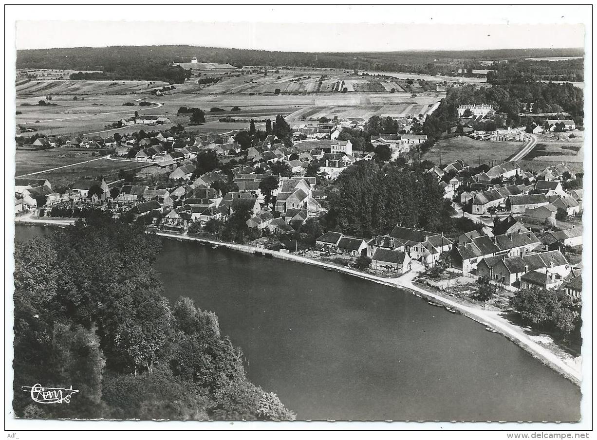 CPSM GURGY, VUE AERIENNE, YONNE 89 - Gurgy