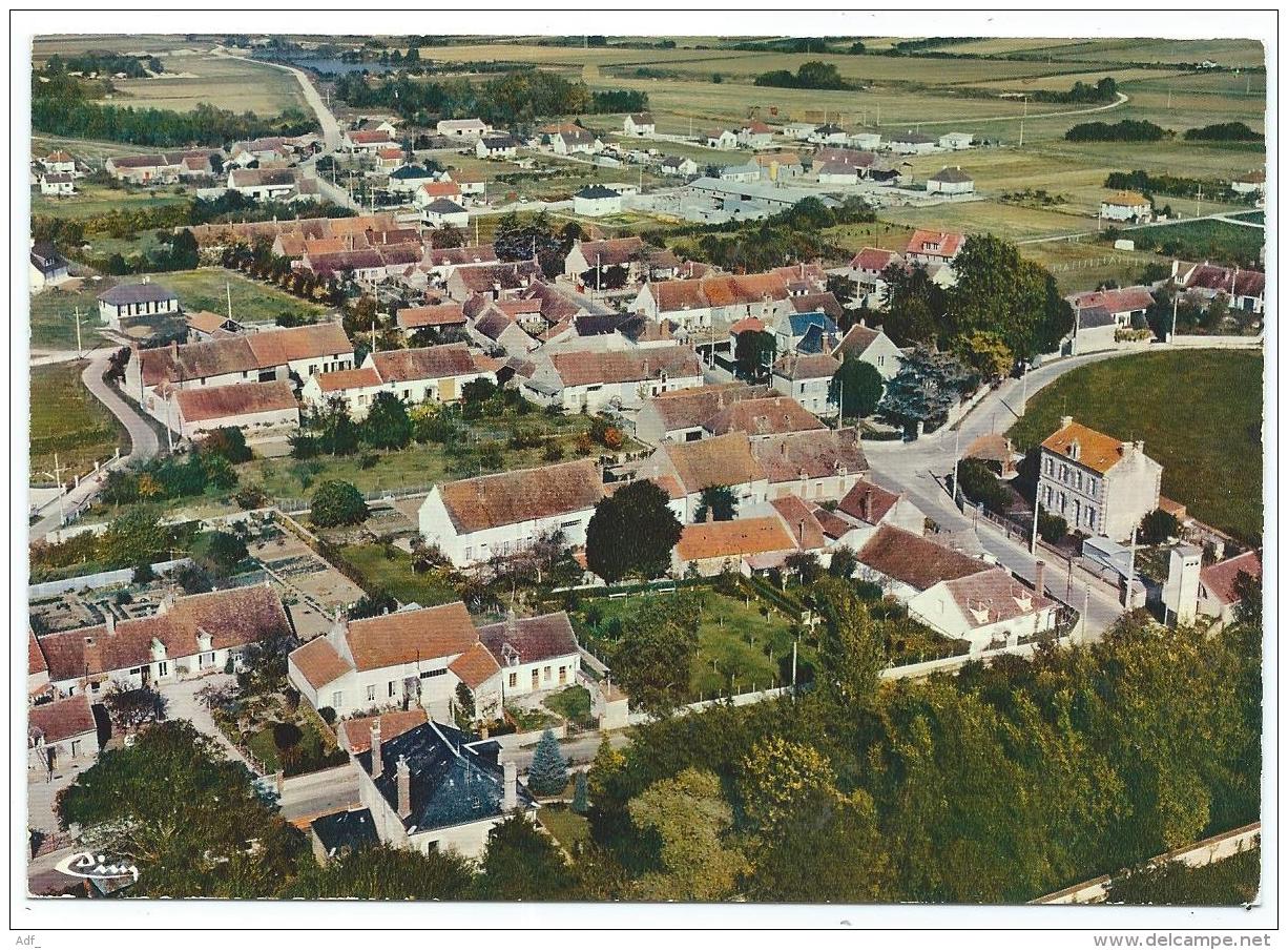 CP GURGY, VUE GENERALE AERIENNE, YONNE 89 - Gurgy