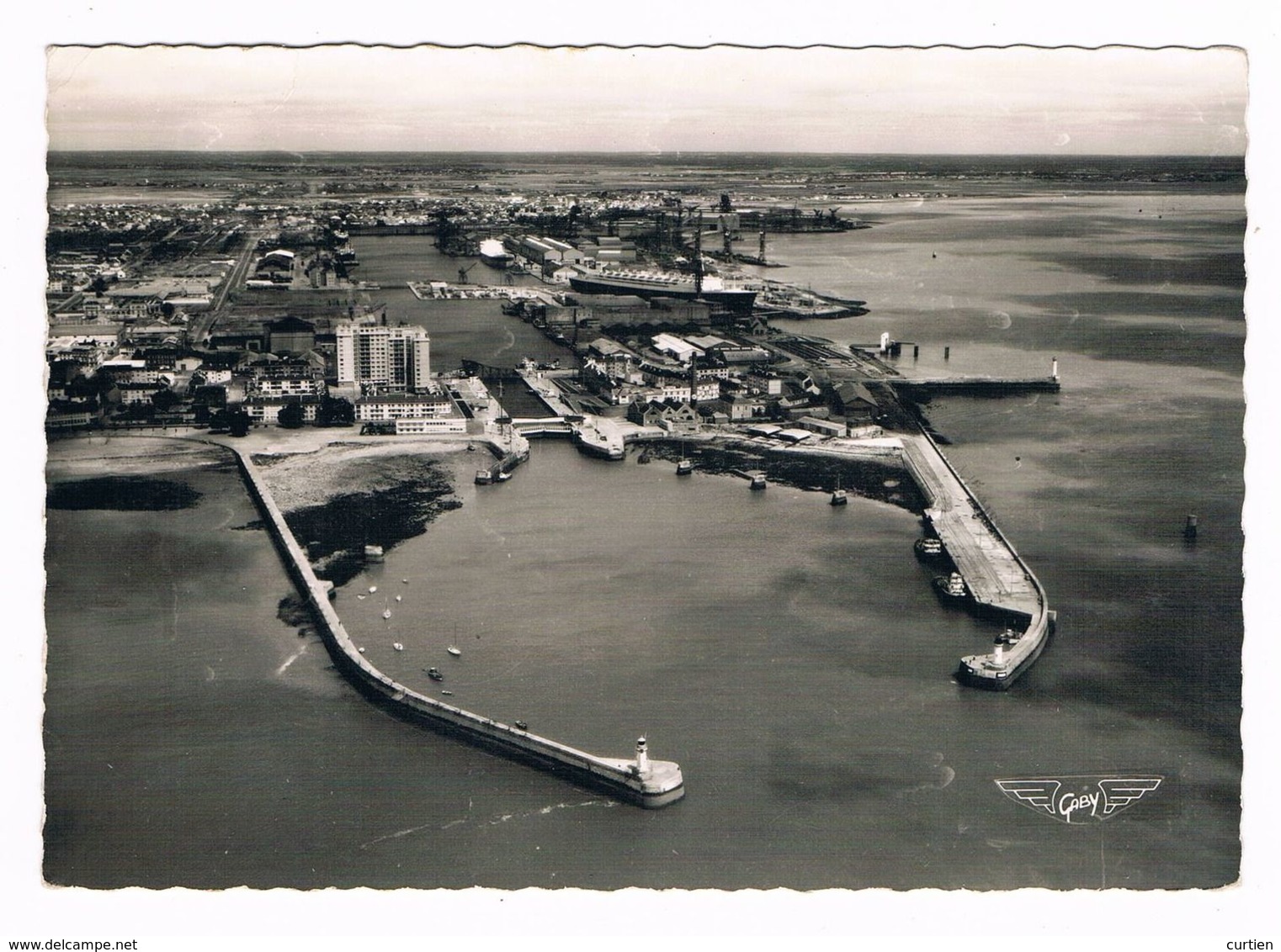 SAINT NAZAIRE  44  Vue  Aerienne . La Grande Entrée . 1961 - Saint Nazaire