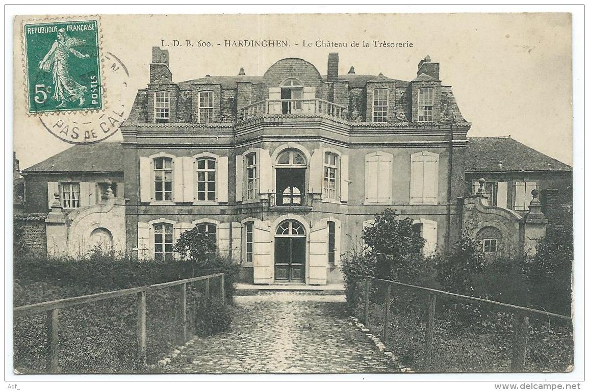 CPA HARDINGHEN, LE CHATEAU DE LA TRESORERIE, PAS DE CALAIS 62 - Autres & Non Classés