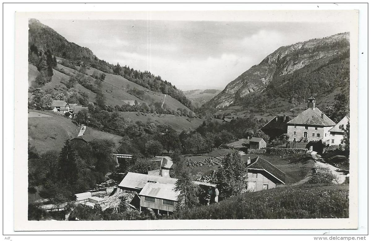 CPSM THORENS - GLIERES, LA VALLEE D'USILLON, LA VERRERIE ET LE JOURDIL, HAUTE SAVOIE 74 - Thorens-Glières