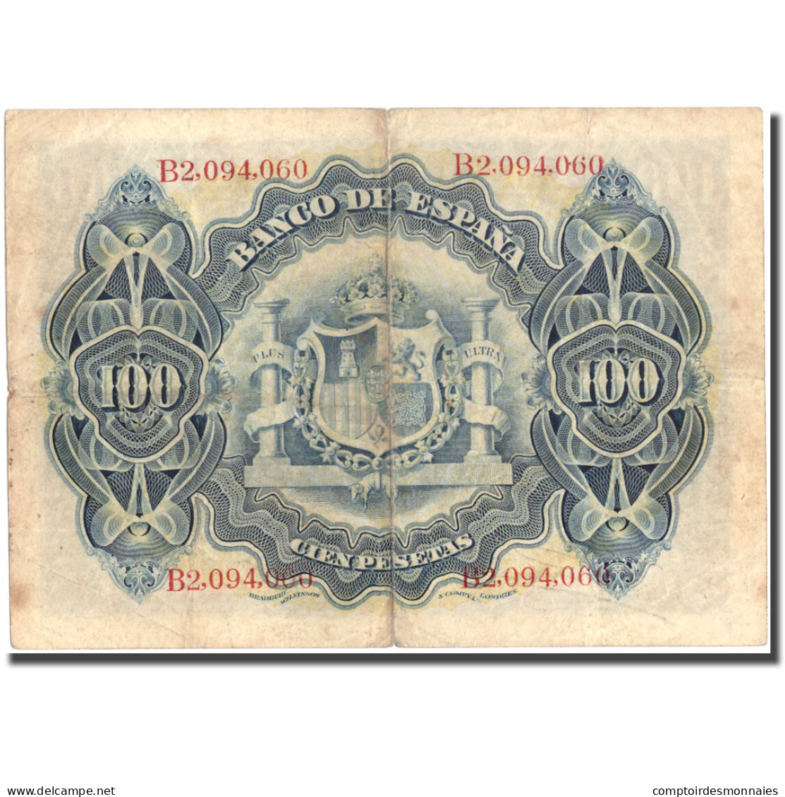 Billet, Espagne, 100 Pesetas, 1906, 1906-06-30, KM:59a, TB - 100 Pesetas