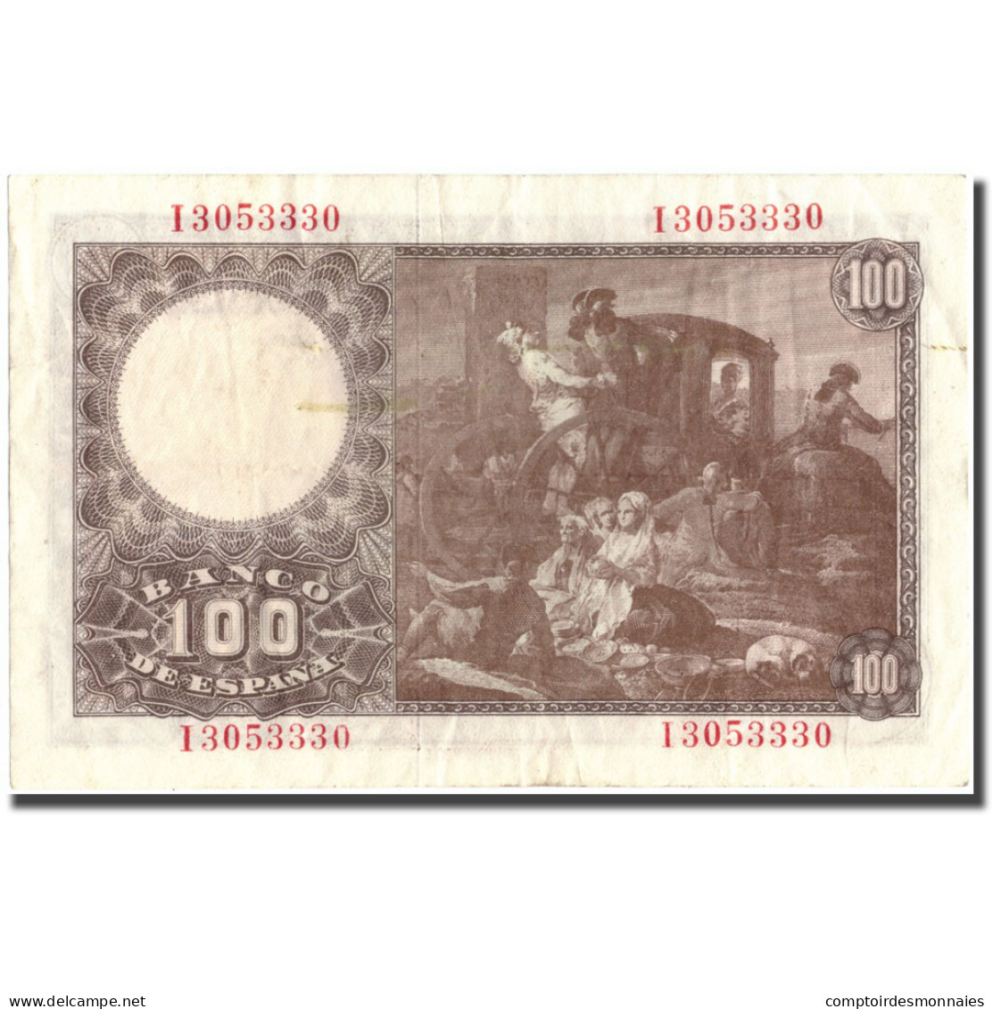 Billet, Espagne, 100 Pesetas, 1948, 1948-05-02, KM:137a, TTB - 100 Pesetas