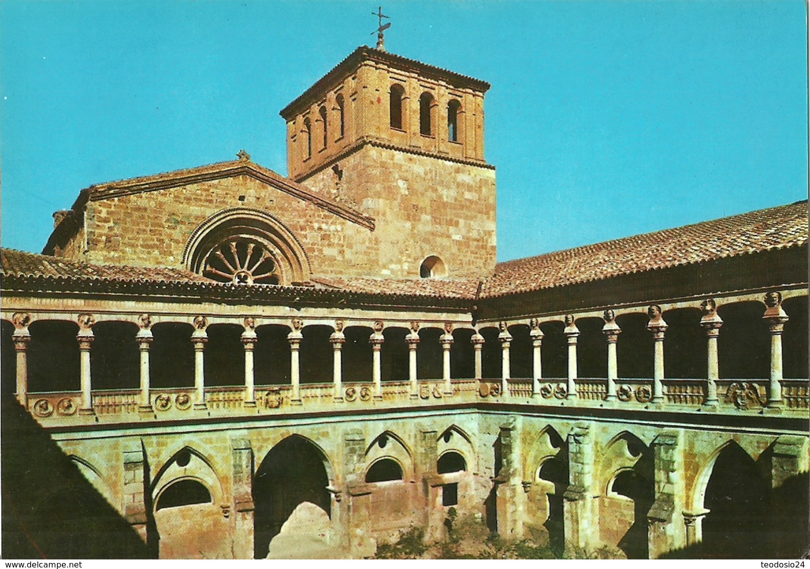 SANTA MARIA DE HUERTA MONASTERIO SORIA  AÑOS 70 - Soria