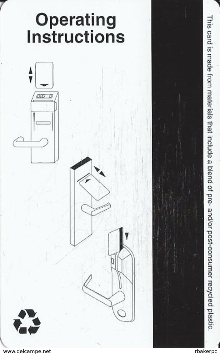 Comfort Inn Hotel Room Key Card - Hotel Keycards