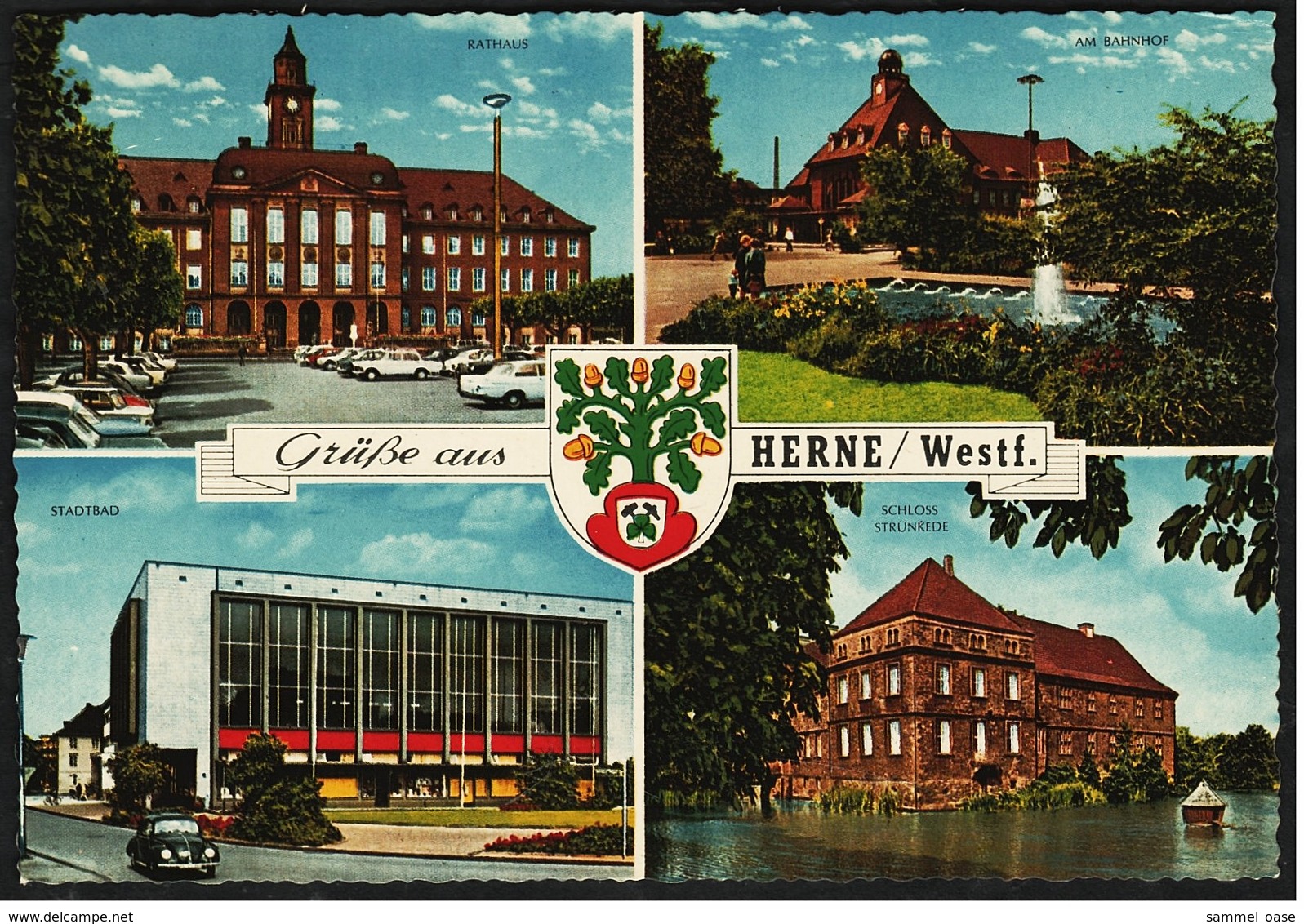 Herne / Westfalen  -  Mehrbild-Ansichtskarte 1970  (8679) - Herne