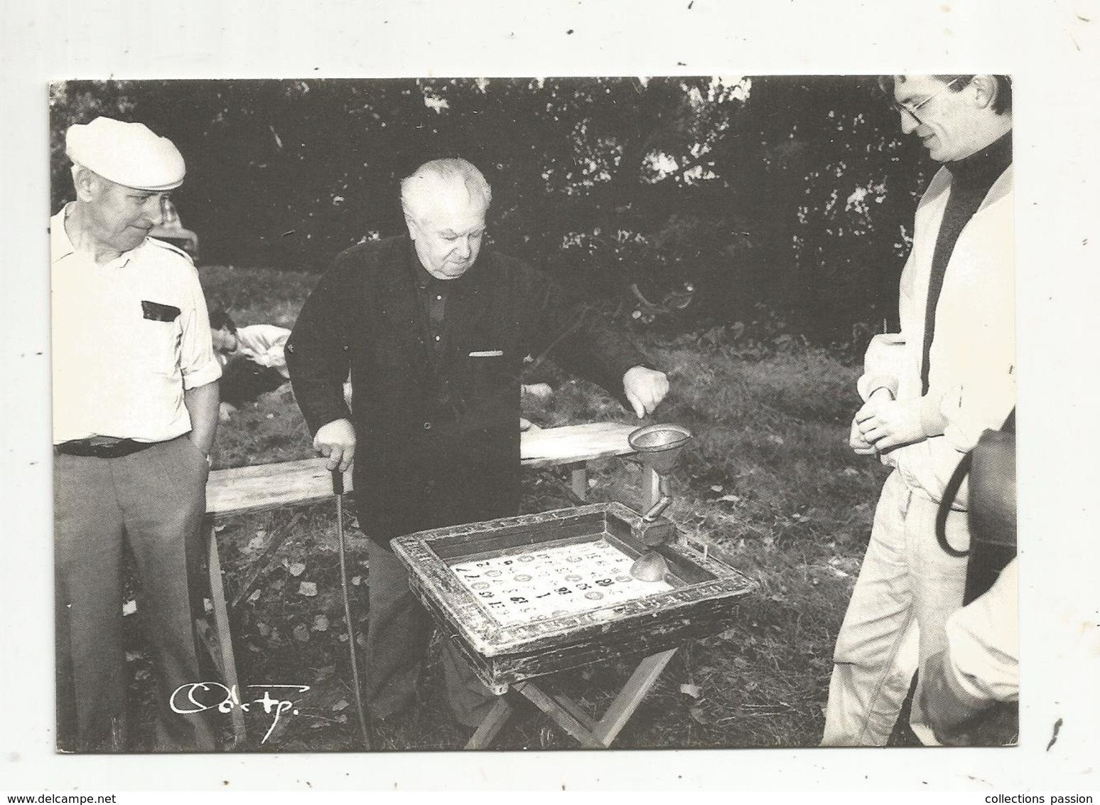 Cp, Commerce ,FOIRE DE LA BALME ,71 ,1986 ,la Gobiotte ,jeux D'argent Toléré , Tirage Limité 300 Ex , Ed. C. Fagé - Foires