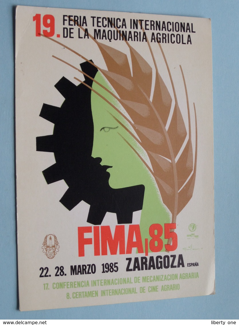 FIMA '85 ZARAGOZA Feria Technica Int. De La Maquinaria AGRICOLA ( Fima ) Anno 1985 ( Zie Foto ) ! - Beursen Voor Verzamellars