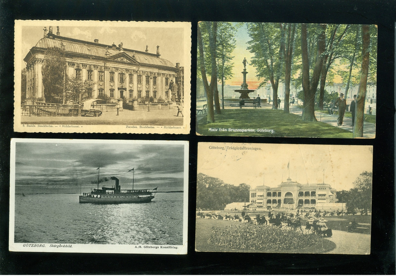 Beau lot de 50 cartes postales de Suède      Mooi lot van 50 postkaarten van Zweden  -  50 scans