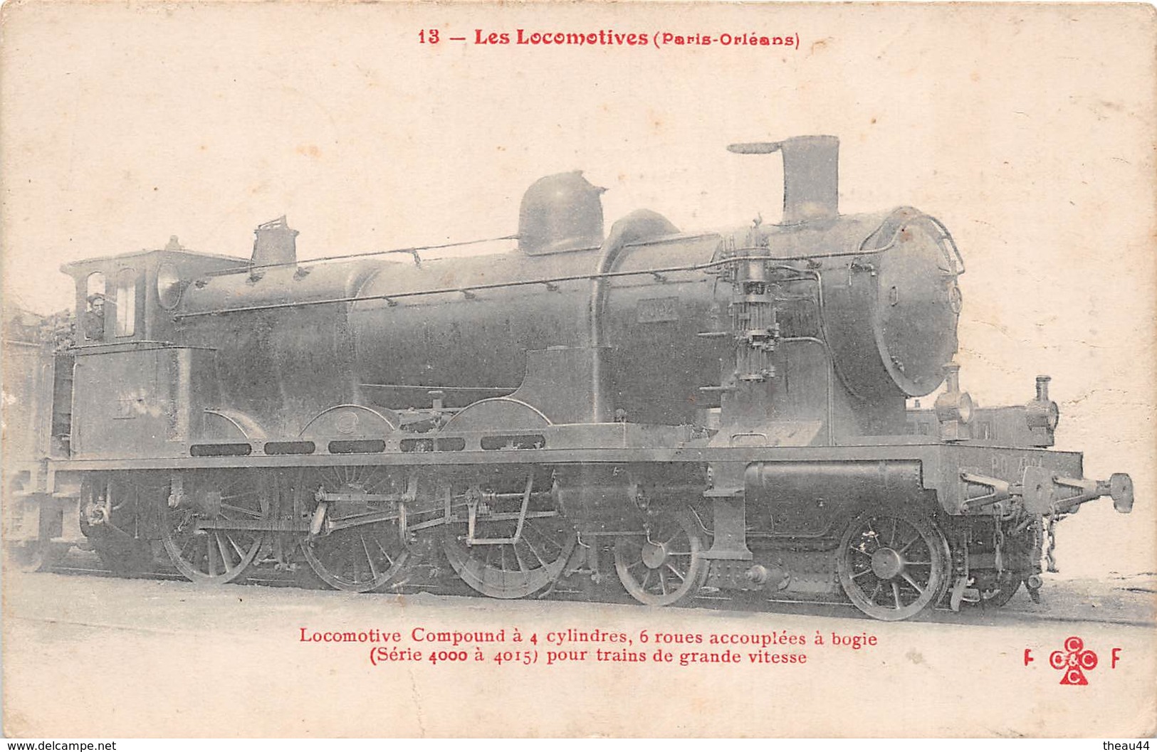 ¤¤   -   Les Locomotives  -  Machine Pour Train De Grande Vitesse (Paris - Orléans)   -   ¤¤ - Trains