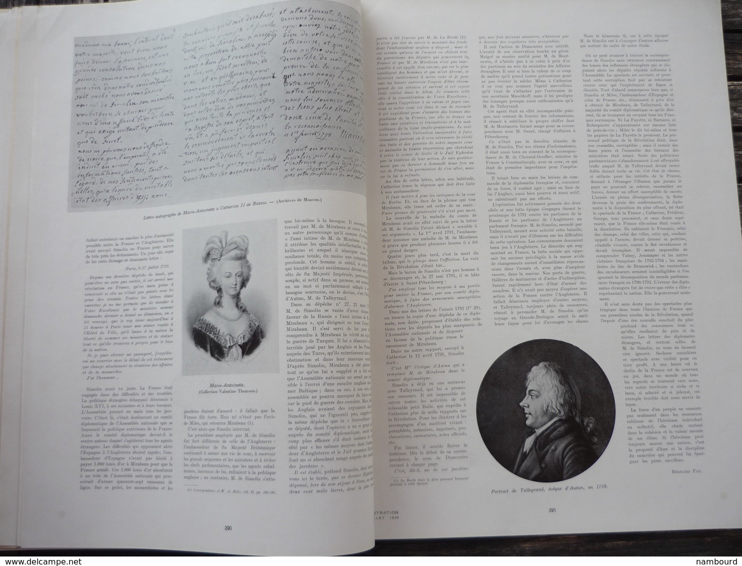 L'Illustration Le 150-e Anniversaire de la Révolution Française 15 Juillet 1939 N°5028