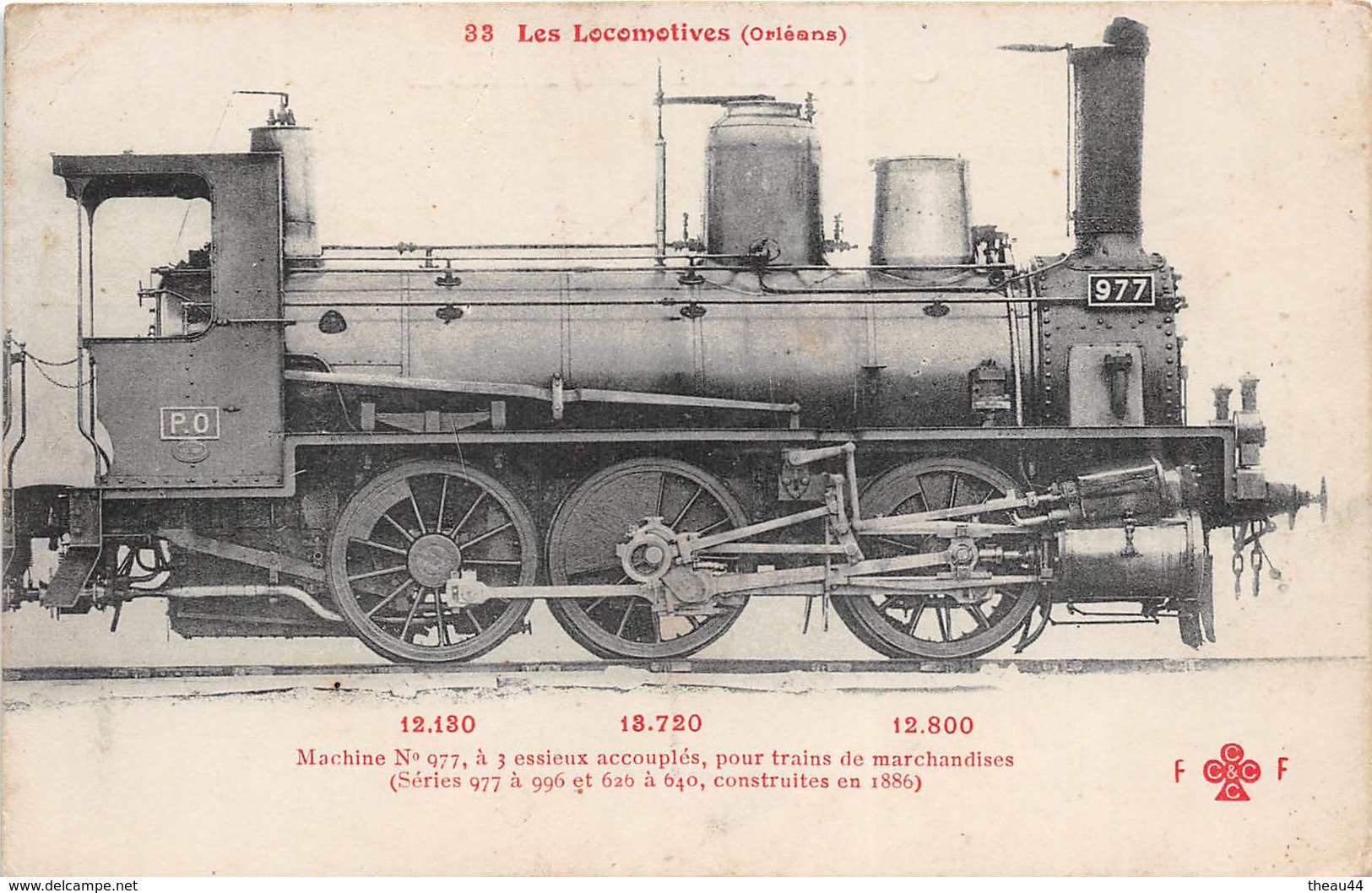 ¤¤   -   Les Locomotives  -  Machine Pour Train De Marchandise (Orléans)   -   ¤¤ - Trains