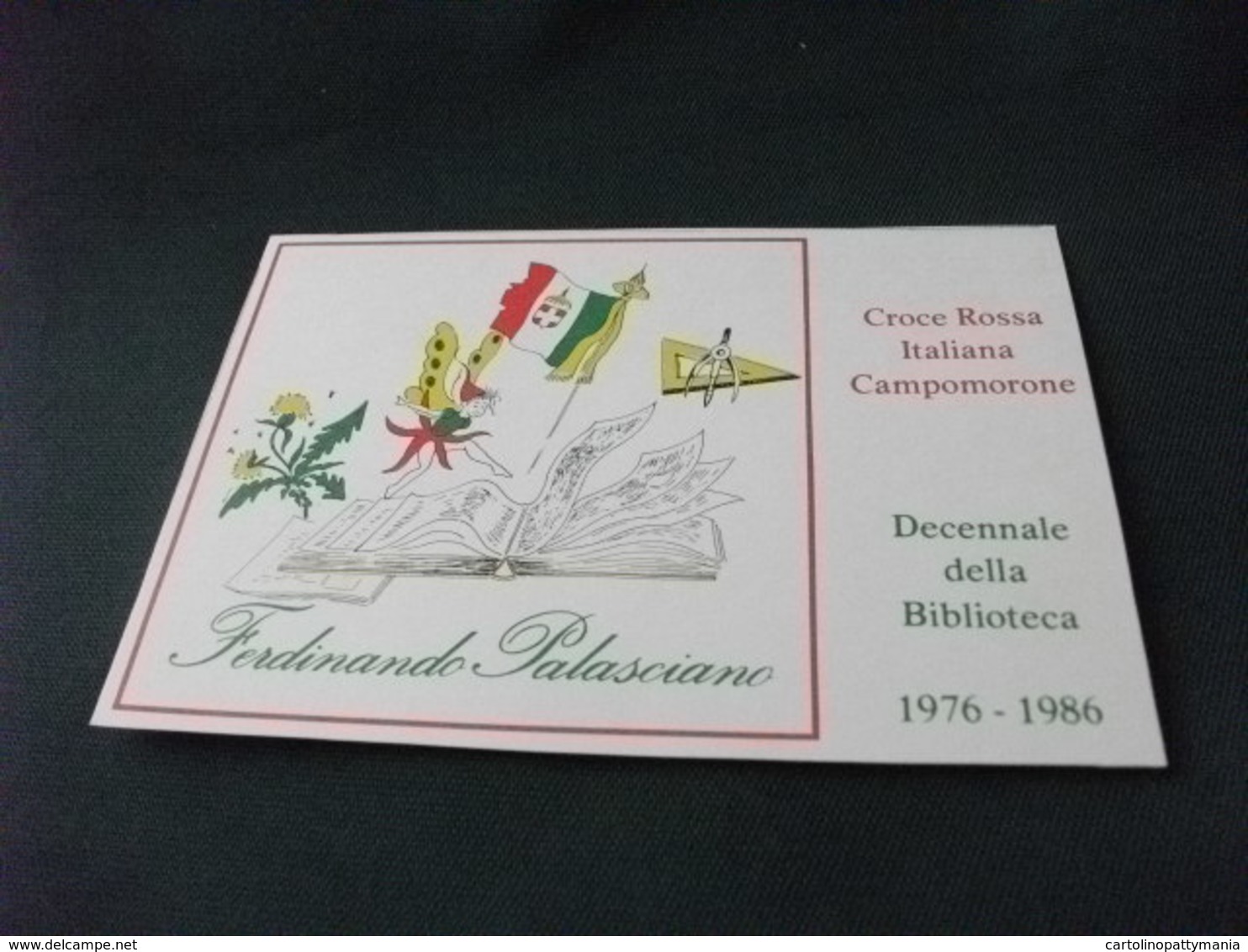 CROCE ROSSA ITALIANA CAMPOMORONE DECENNALE BIBLIOTECA  FERDINANDO PALASCIANO - Croce Rossa