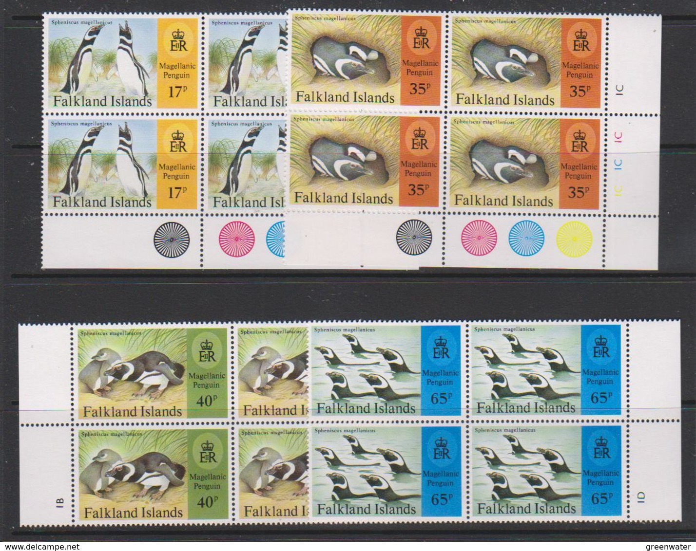 Falkland Islands 1997 Magellanic Penguins 4v Bl Of 4 ** Mnh (39493) - Falklandeilanden